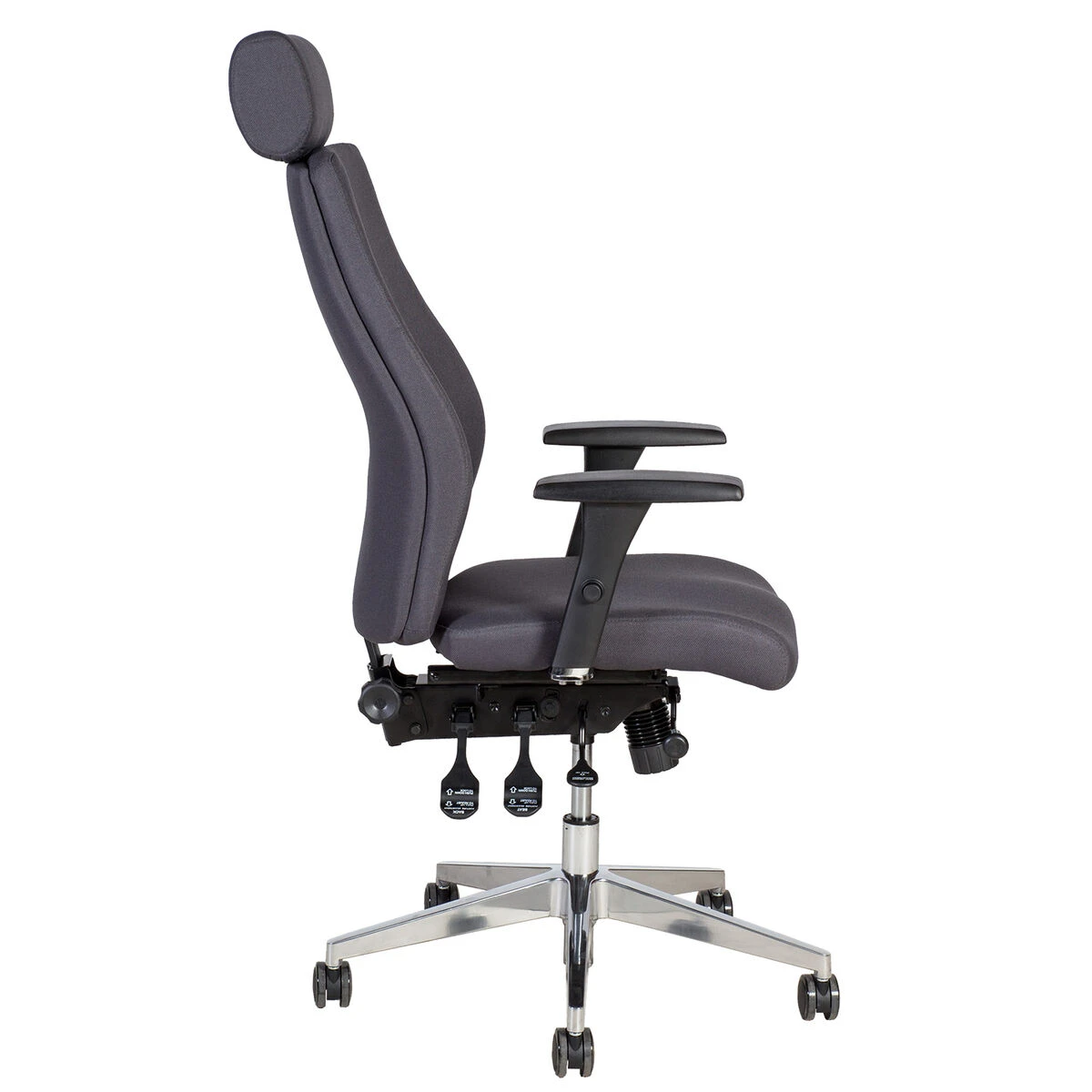 Smart Extra Työtuoli, Harmaa 4 Smart Extra Työtuoli, Harmaa - Image 2