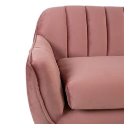 Samettisohva Joanna, Roosa -Intrata Huonekalut Kauppa 26602 06