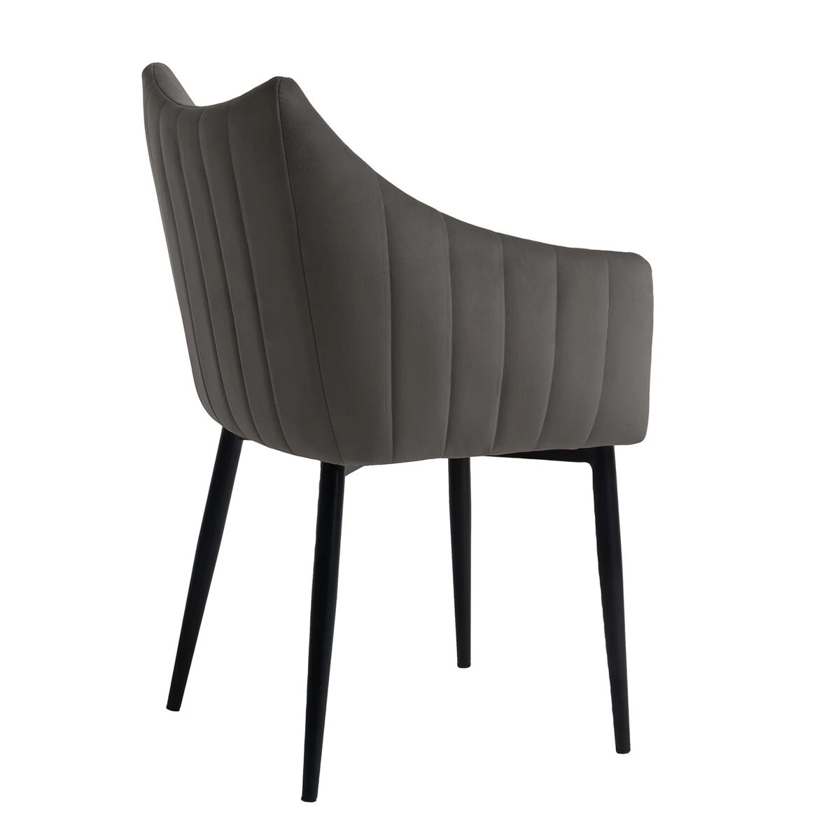 Samettituoli Olivia, Harmaa 6 Samettituoli Olivia, Harmaa - Image 4