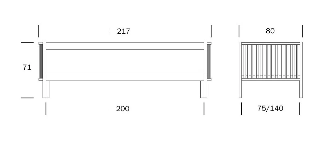 Vuodesohva Aarre 200 Cm, Luonnonväri Koivu 5 Vuodesohva Aarre 200 Cm, Luonnonväri Koivu - Image 3