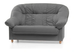 Nahkaverhoiltu Veronika-kulmadivaani