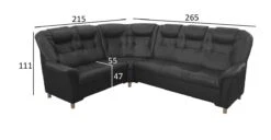 Austin Kulmasohva, Nahka 12 Austin Kulmasohva, Nahka -Intrata Huonekalut Kauppa austin kulmasohva mitat