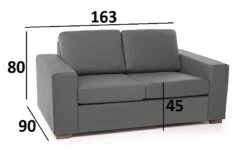 Nahkasohva Chicago, 2-ist. -Intrata Huonekalut Kauppa chicago2mitat