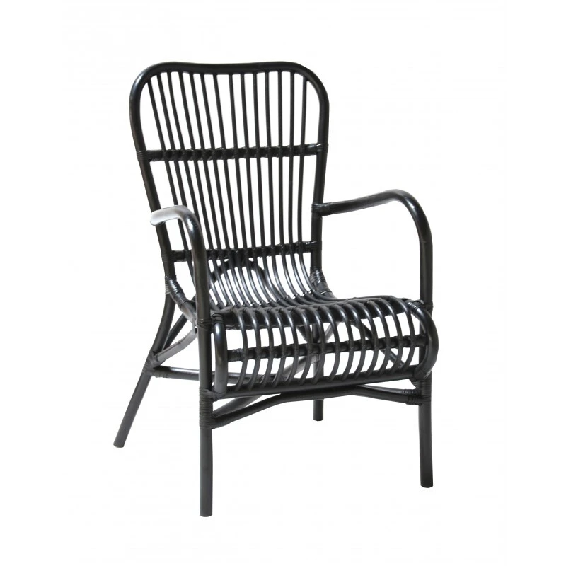 Rottinkituoli Gina, Musta 3 Rottinkituoli Gina, Musta