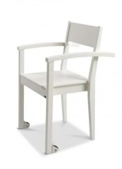 Joki-tuoli Käsinojilla Ja Pyörillä, Työntökahvat