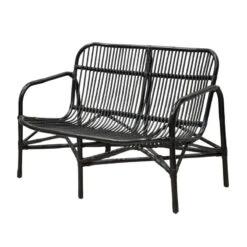 Rottinkisohva Olivia, Musta