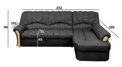 Vuodedivaanisohva Josefina, Nahkaa 9 Vuodedivaanisohva Josefina, Nahkaa -Intrata Huonekalut Kauppa sofiakdmitatvm