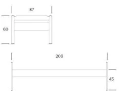 Sänky Kuusamo, 80x200 Cm -Intrata Huonekalut Kauppa tuotemittatiedot kuusamo sanky 8074